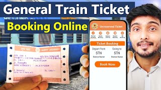 General ticket kaise book kare  UTS Ticket Booking  How to book general ticket online  IRCTC [upl. by Airemahs]