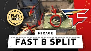 Mirage Fast B Split  FaZe vs Liquid  Strat Breakdown [upl. by Mmada773]