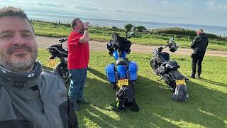 Beautiful North Norfolk Coast Day Ride on a Harley Davidson Road Glide MBP C1002V amp Benelli TRK 702 [upl. by Ahsiekim376]