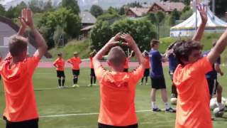 Stages pour enfants Coerver à Crans Montana [upl. by Gettings]