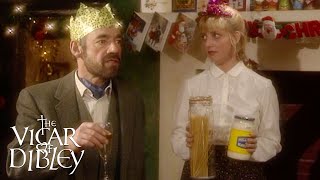 A Christmas Toast to the Vicar  The Vicar of Dibley  BBC Comedy Greats [upl. by Nerok]