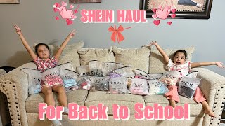 SHEIN HAUL FOR BACK TO SCHOOL 📚 [upl. by Intyre]