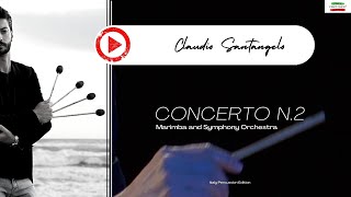 Claudio Santangelo  Concerto n°2 Marimba and Symphony Orchestra  Poland [upl. by Cosma]