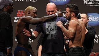 UFC 155 WeighIn Full Card Things Heat Up Between Guillard and Varner [upl. by Ariom]