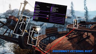 Using the Best Undetected Rust Cheats 2023  Disconnect External Rust  Synthexvip [upl. by Tedric]