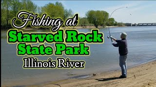 FISHING AT STARVED ROCK  Illinois River [upl. by Stultz]