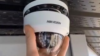 HIKVISION Dome PoE IP Security Camera Installation Guide [upl. by Melisande]