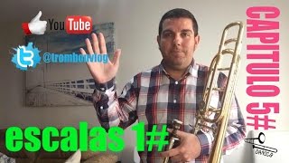 Aprende a tocar el trombón  ESCALAS TutorialCAPITULO 5 [upl. by Ajet]