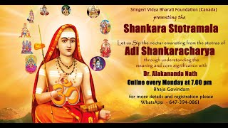 Shankara Stotramala  Talk on Bhaja Govindam  PART 2 [upl. by Nylac]