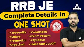 RRB JE 2024 Notification  RRB JE Exam Pattern Syllabus Promotion Salary amp Vacancy  Full Details [upl. by Gausman]