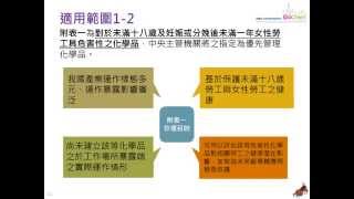 化學品優先管理與管制許可宣導說明會視訊 [upl. by Enialem]