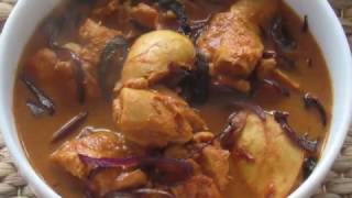 Mangalore Style Chicken Roce Curry  Chicken Curry in Coconut Milk [upl. by Airotkiv]