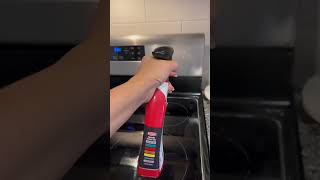 Clean the dirty stove with me cleaning stove cleaning cleanwithme stovecleaning kitchen [upl. by Kiele]