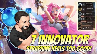 7 Innovator  Seraphine heals too good  TFT Neon Nights  Teamfight Tactics [upl. by Airamas72]