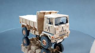 Kingfisher Miniatures resin kit Bedford TM 4x4 Tipper Gulf 1 176 OO scale [upl. by Younglove818]