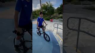 Riding my new Haro Leucadia BMX bike 🤘🏼  My Elite BMX bike was stolen ☹️ [upl. by Salita]