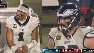 Jason Kelce Cries After INSANE Eagles Collapse Goedert RIPS Into Jalen Hurts Sirianni FIRED NFL [upl. by Sarilda]