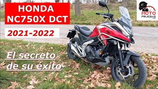 Honda NC750X DCT 20212022 ¡Multifuncional  Prueba opinión y review en español [upl. by Okiam]