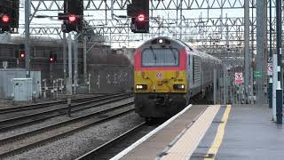 Trains at Crewe 130124 [upl. by Johan]