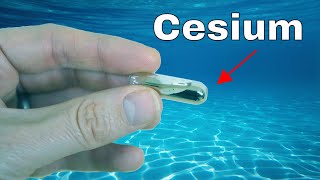 Opening a Vial of Cesium Underwater [upl. by Garfinkel]