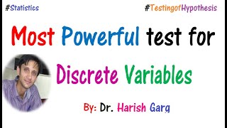 Most Powerful Test for Discrete Random Variables [upl. by Anawat801]