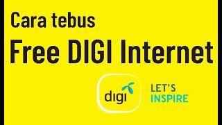 Digi free internet 30GB tutorial [upl. by Arlin]