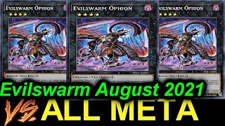 【YGOPRO】EVILSWARM VS ALL META AUGUST 2021 [upl. by Anaid145]