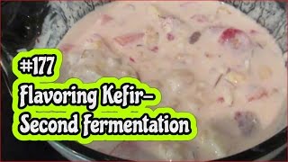 VLOG 177Flavoring Kefir YogurtSecond Fermentation orJANics 50nRaw [upl. by Novaj]