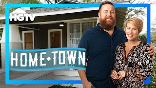 FirstTime Owner’s Modern Makeover with an Industrial Touch  Home Town  HGTV [upl. by Arabrab]