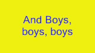 Boys Boys Boys  Lady Gaga Lyrics [upl. by Yticilef19]