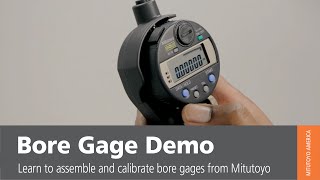 Bore Gage Use  Mitutoyo America Demo  Bore Gauge Measurement [upl. by Einnaffit933]