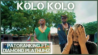 Patoranking  Kolo Kolo Official Video ft Diamond Platnumz  Reaction [upl. by Ardnekal]