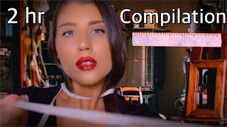 ASMR  Measuring You Various Accents 2 Hour Compilation Personal Attention [upl. by Akinak]