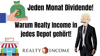 Warum Realty Income in jedes Depot gehört  Investieren in 2022 [upl. by Lexie]