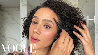 Nathalie Emmanuel’s Guide to Natural Hair Care and Healing Breakouts  Beauty Secrets  Vogue [upl. by Bolton]