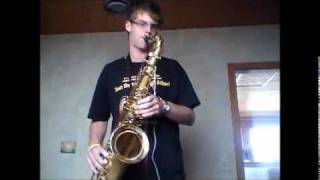 Through the Fire and the Flames Sax Cover [upl. by Venditti]