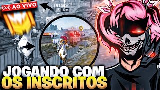 LIVE FF🔥JOGANDO COM INSCRITOS🔥REVELANDO JOGADORES🇧🇷4X4 6X6 X1🔥 LIVE FREE FIRE💙16kSubs [upl. by Cariotta]