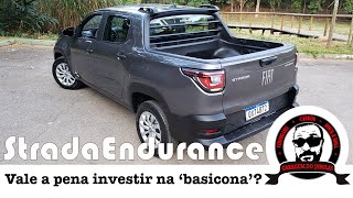 AVALIAÇÃO FIAT STRADA ENDURANCE 14 CABINE DUPLA 2021  A VERSÃO BÁSICA DO BEZERRO [upl. by Haissi]