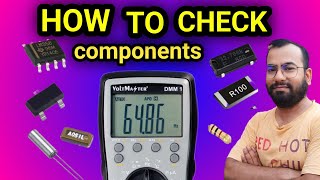 how to check electronics components  laptop motherboard components kese check kare [upl. by Nere]