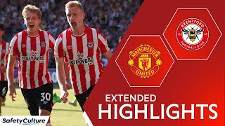 Brentford 40 Manchester United  Extended Highlights [upl. by Akinert]