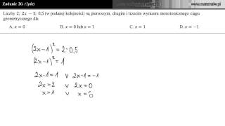 Zadanie 20  matura próbna 4 styczeń 2013 [upl. by Loredana523]