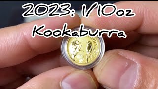 Reviewing 110oz Gold 2023 Kookaburra Coin SilverProspect [upl. by Eladnek]