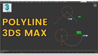 Cretead Polyline With Script 3ds Max  Eris Graphic [upl. by Elli604]