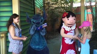 Lilo and Stitch in Walt Disney World Animal Kingdom [upl. by Ajdan578]