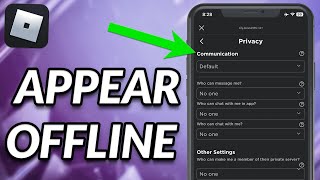 How To Appear Offline On Roblox [upl. by Ainolopa674]