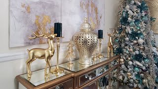 How To Ways Decorate Your Credenza Sideboard for Christmas [upl. by Ermentrude]