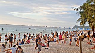 This is BORACAY White Beach on February 24 2024 Groto to Station 3 Wala Talaga Pagbago Daming Tao [upl. by Annecorinne]