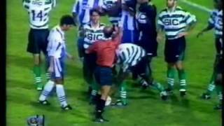 Porto  2 x Sporting  2 de 19951996  Supertaça Jogo 2 [upl. by Herzig]