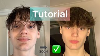 EASIEST Tutorial from Straight to Fluffy  Messy Hair🔥 [upl. by Klinges178]