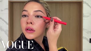 Outer Bankss Madelyn Cline’s Guide to Siren Eyes amp Lip Contouring  Beauty Secrets  Vogue [upl. by Anitra672]